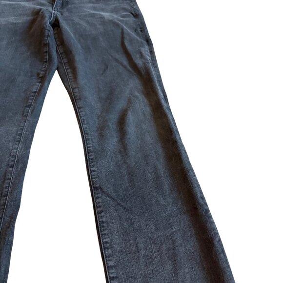 Kut From The Kloth Reese Ankle Straight Leg Black Jeans Raw Hem Size 6 Women's - Picture 3 of 12